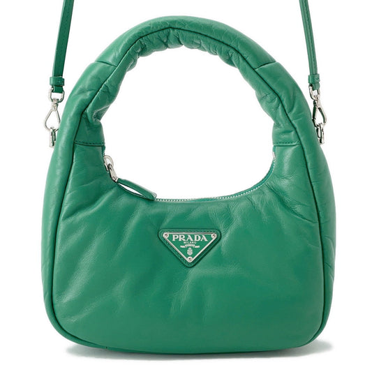 PRADA ?Hobo 2WAYBag Green1BA384 Leather