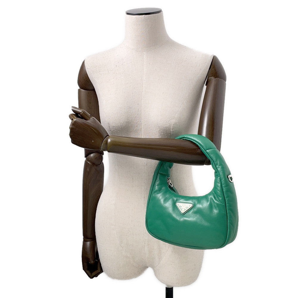 PRADA ?Hobo 2WAYBag Green1BA384 Leather