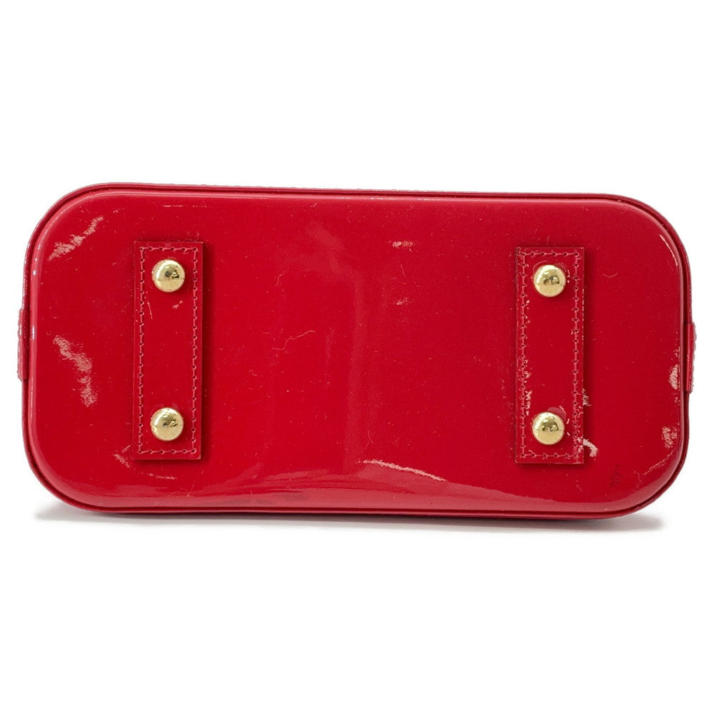 LOUIS VUITTON Alma CeriseM90174 Monogram Vernis Leather Size BB