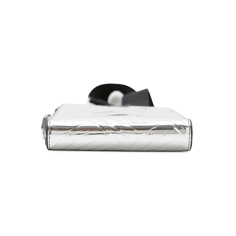 PRADA Smartphone case Silver2ZT058 BrushedLeather