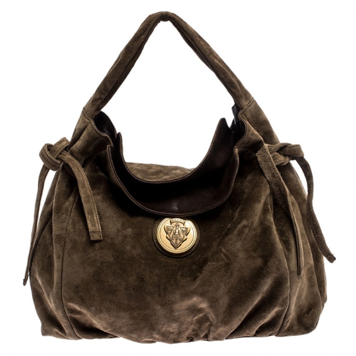 Gucci hobo  suede handbag
