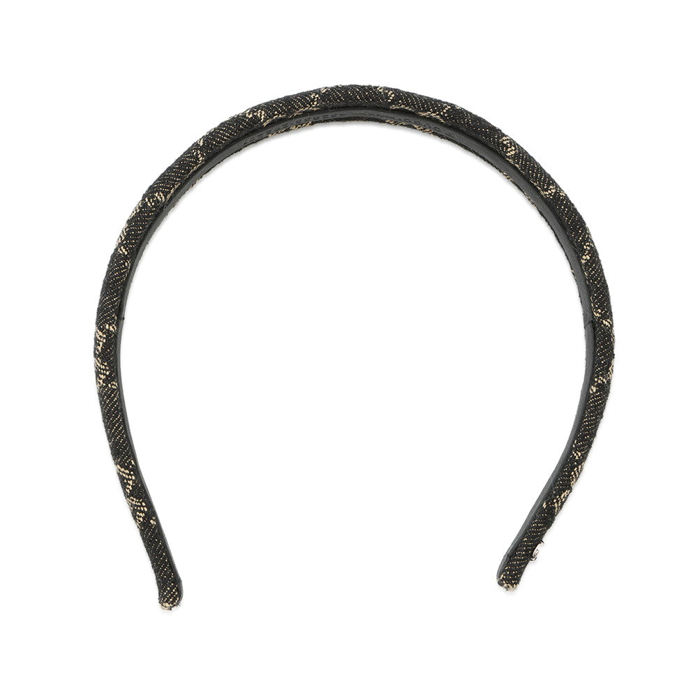GUCCI GGDenim headband IndigoBlue652835 Denim