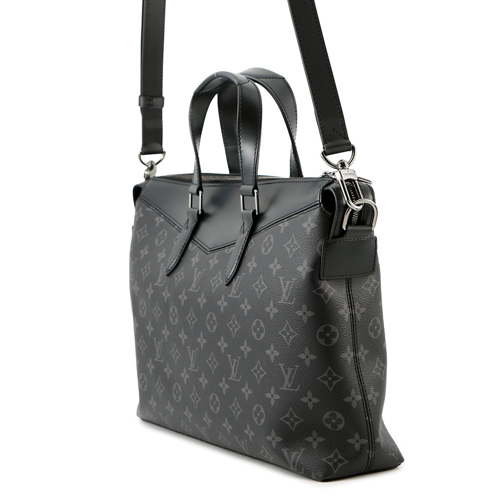 LOUIS VUITTON Briefcase?Explorer NoirM40566 Monogram Eclipse