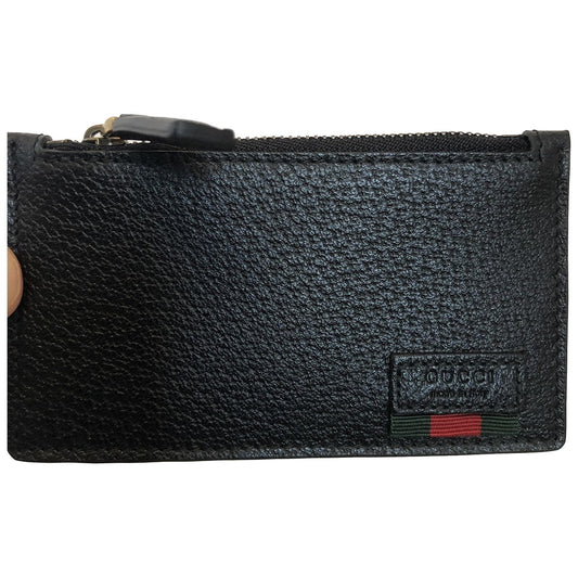 Gucci black leather case