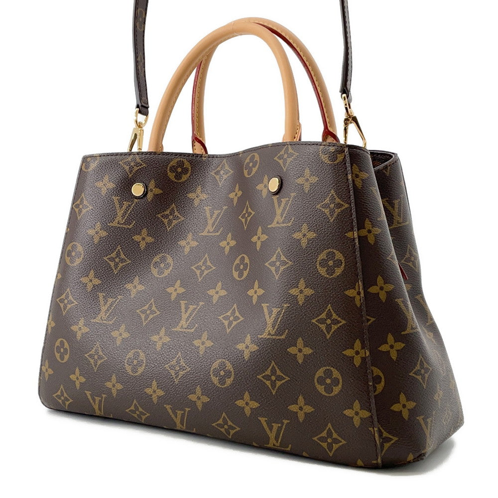LOUIS VUITTON Montaigne Brown/BordeauxM41056 Monogram Size MM