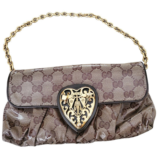 Gucci multicolour cloth clutch bag