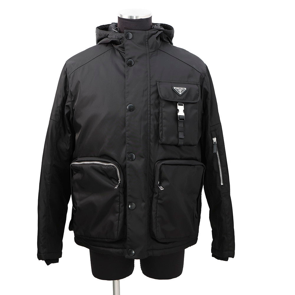 PRADA Re-Nylon Jacket Size S BlackSGB812 100% recycled Polyamide