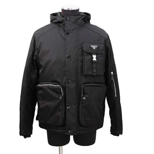 PRADA Re-Nylon Jacket Size S BlackSGB812 100% recycled Polyamide