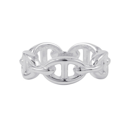 HERMES Chaine d'Ancre Ring Size PM/54/#14 SV925