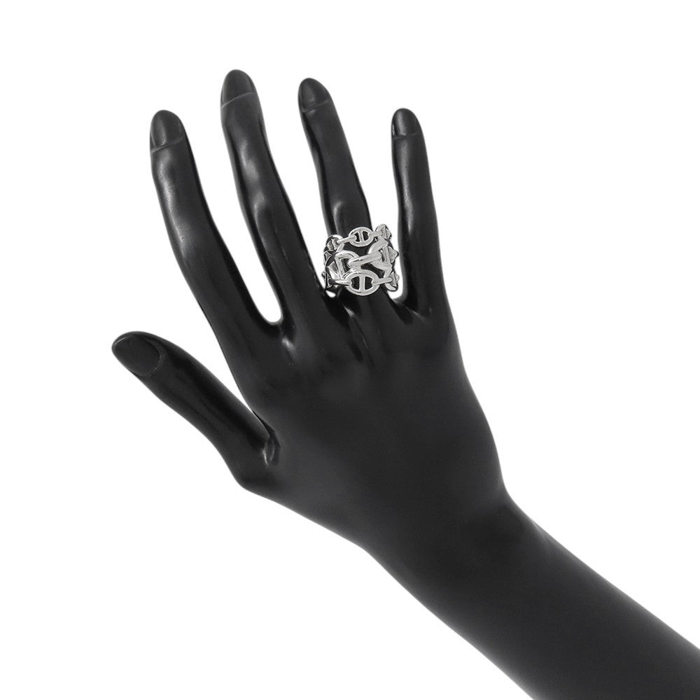 HERMES Chaine d'Ancre Anchene Ring Size GM/52/#12 SV925