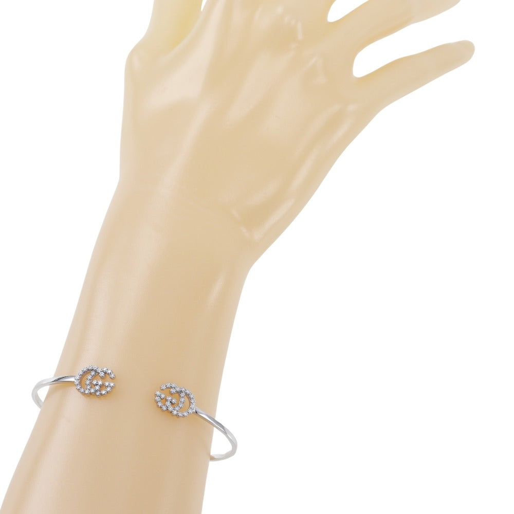 Gucci Double G Silver White Gold Bracelet Jewelry ( )