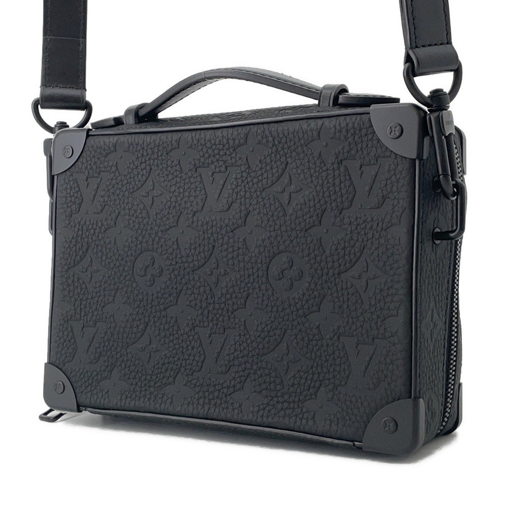 LOUIS VUITTON Handle ? Soft Trunk NoirM59163 Monogram Taurillon Leather