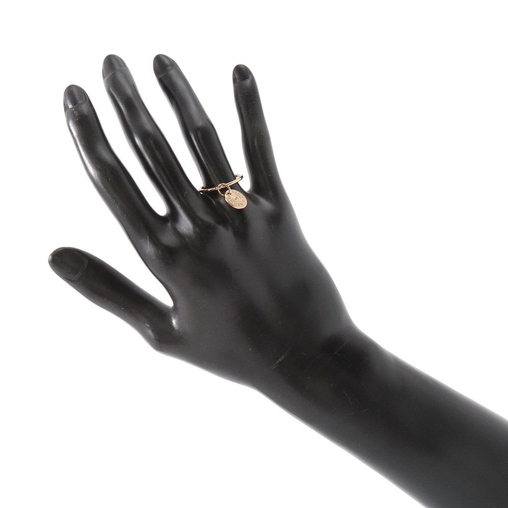 HERMES Gambade Clous de Sel Sellier Ring Size 52/#12 18K Pink Gold