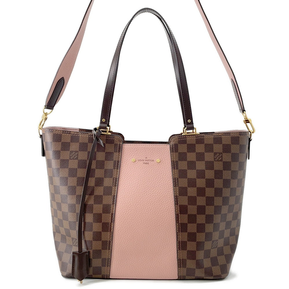 LOUIS VUITTON Jersy Brown/PinkN44041 Damier Ebene Canvas Taurillon Leather?