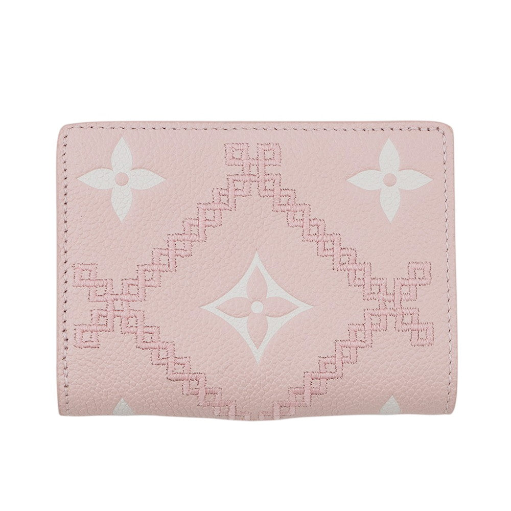 LOUIS VUITTON Portefeuille Claire PinkM81212 Monogram Empreinte Leather Belvedere