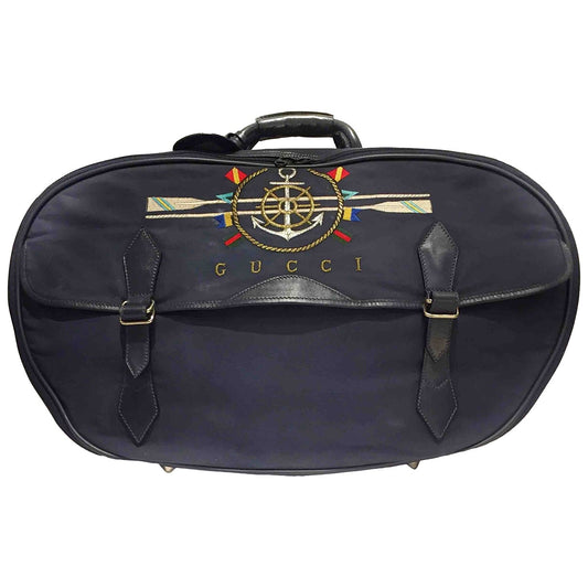 Gucci blue cotton bag