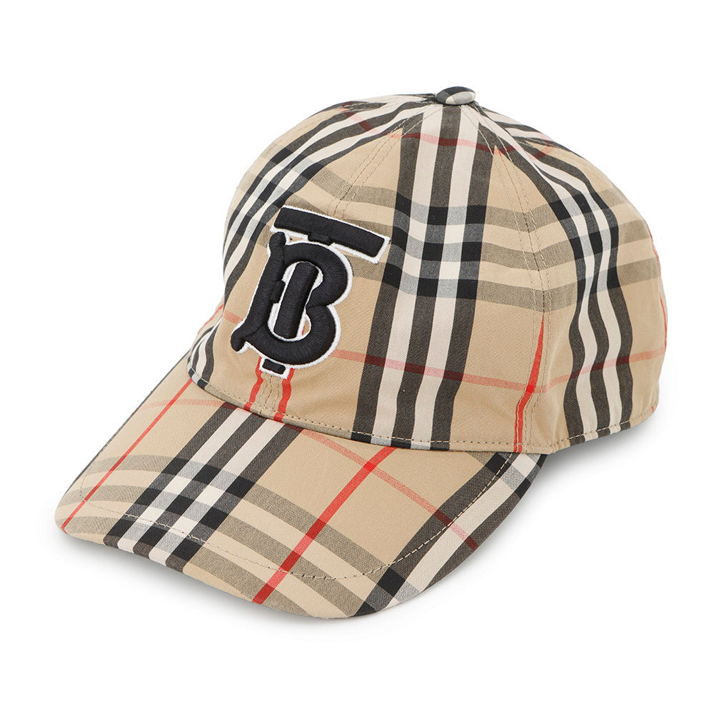 BURBERRY TB logo baseball cap Size M Beige80385041 Cotton100%