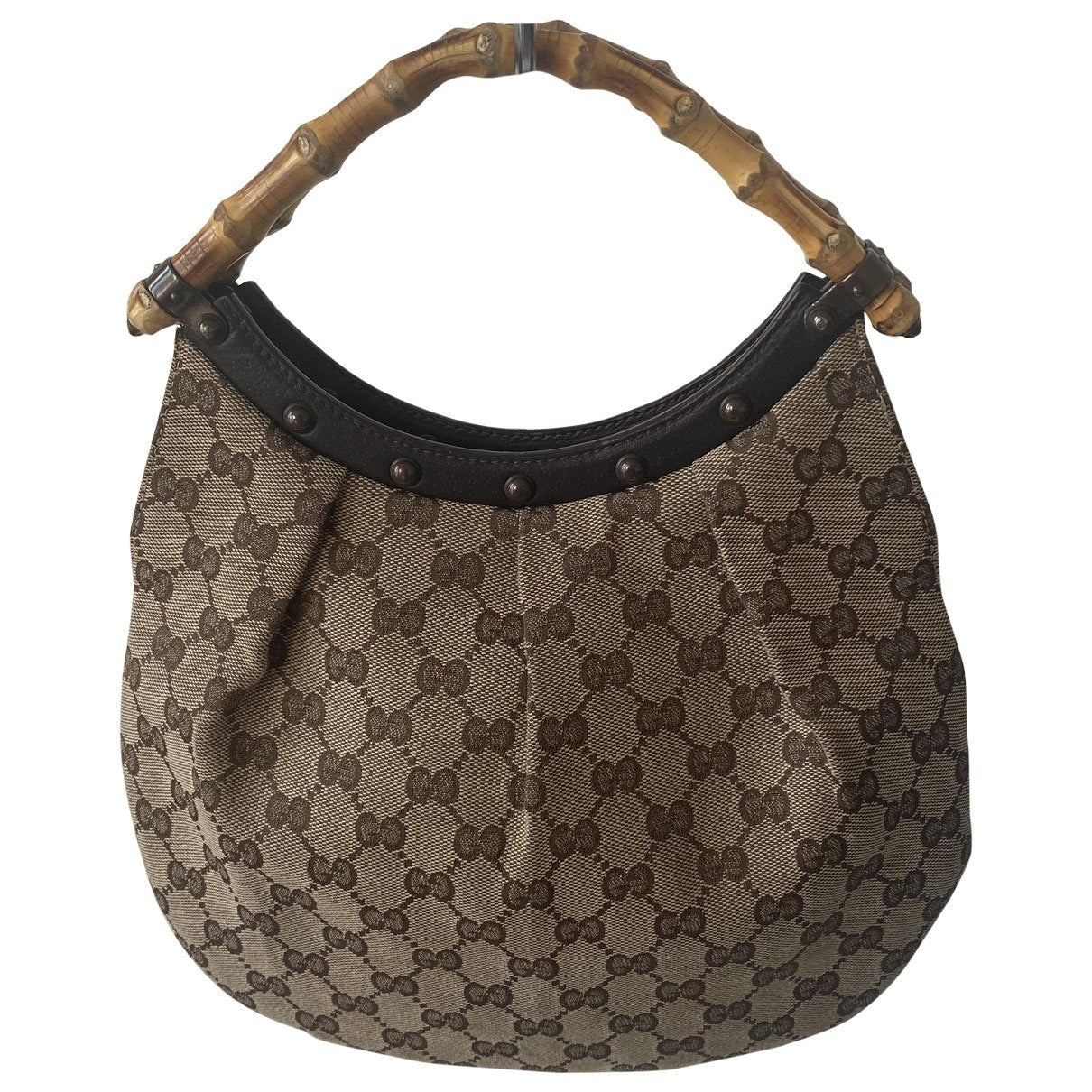 Gucci beige cloth handbag