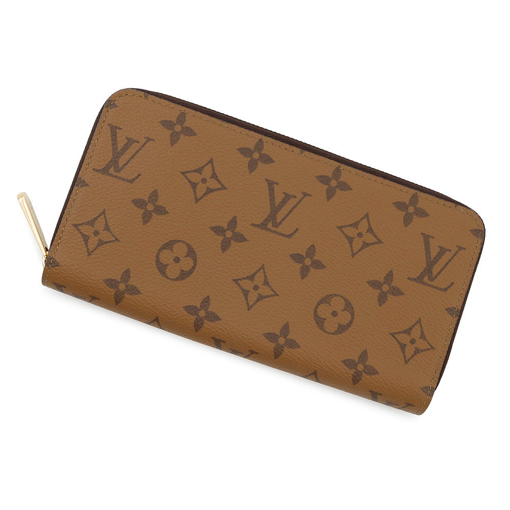LOUIS VUITTON Zippy Wallet NoirM82444 Monogram Reverse Canvas