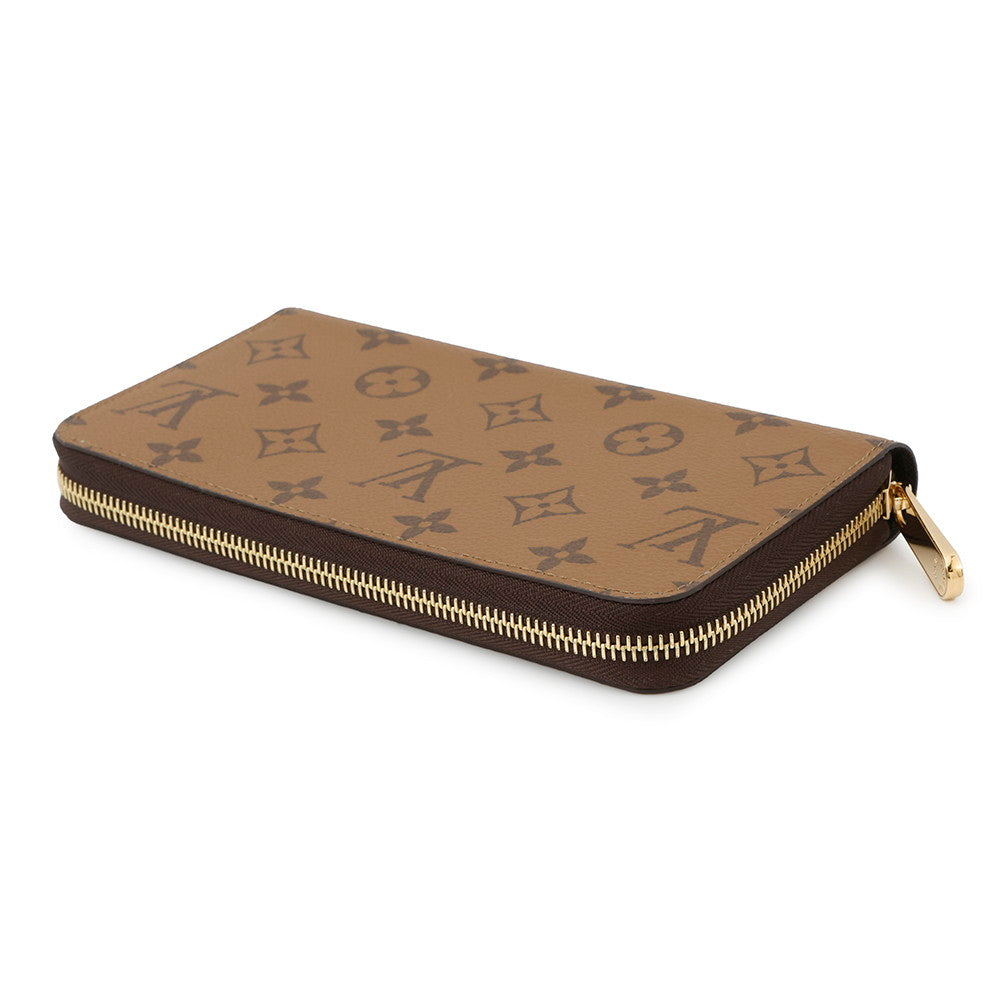 LOUIS VUITTON Zippy Wallet NoirM82444 Monogram Reverse Canvas