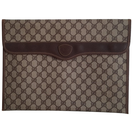 Gucci ophidia beige cloth clutch bag