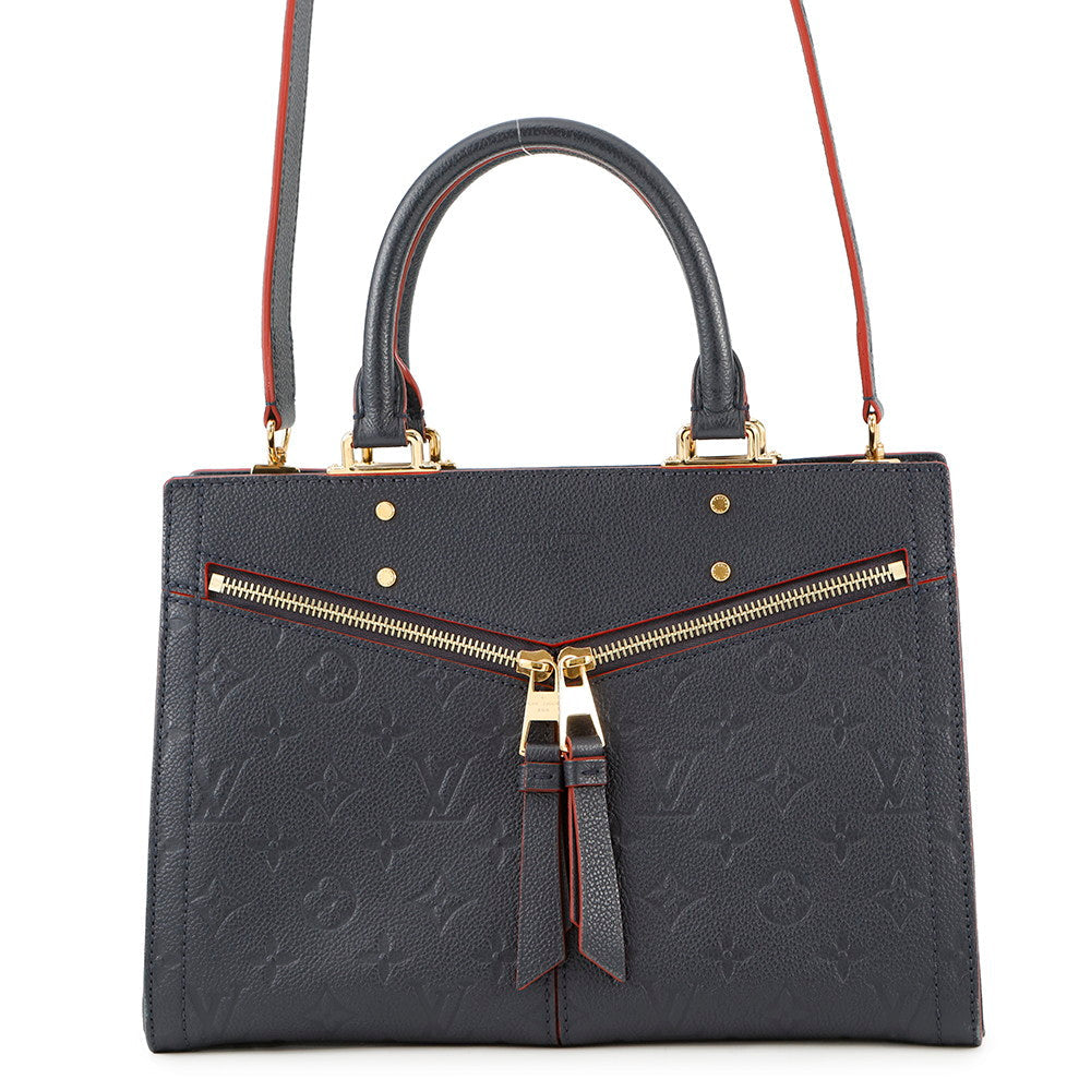 LOUIS VUITTON Sully Marine RougeM54195 Monogram Empreinte Leather Size PM