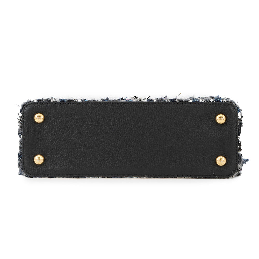 LOUIS VUITTON Capucines NoirM56763 Tweed Size MM