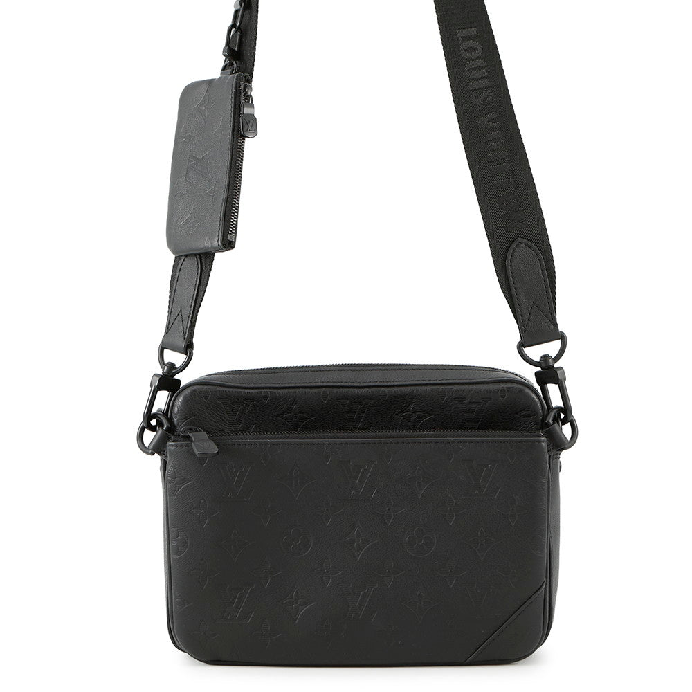 LOUIS VUITTON Trio Messenger NoirM46602 Monogram Shadow