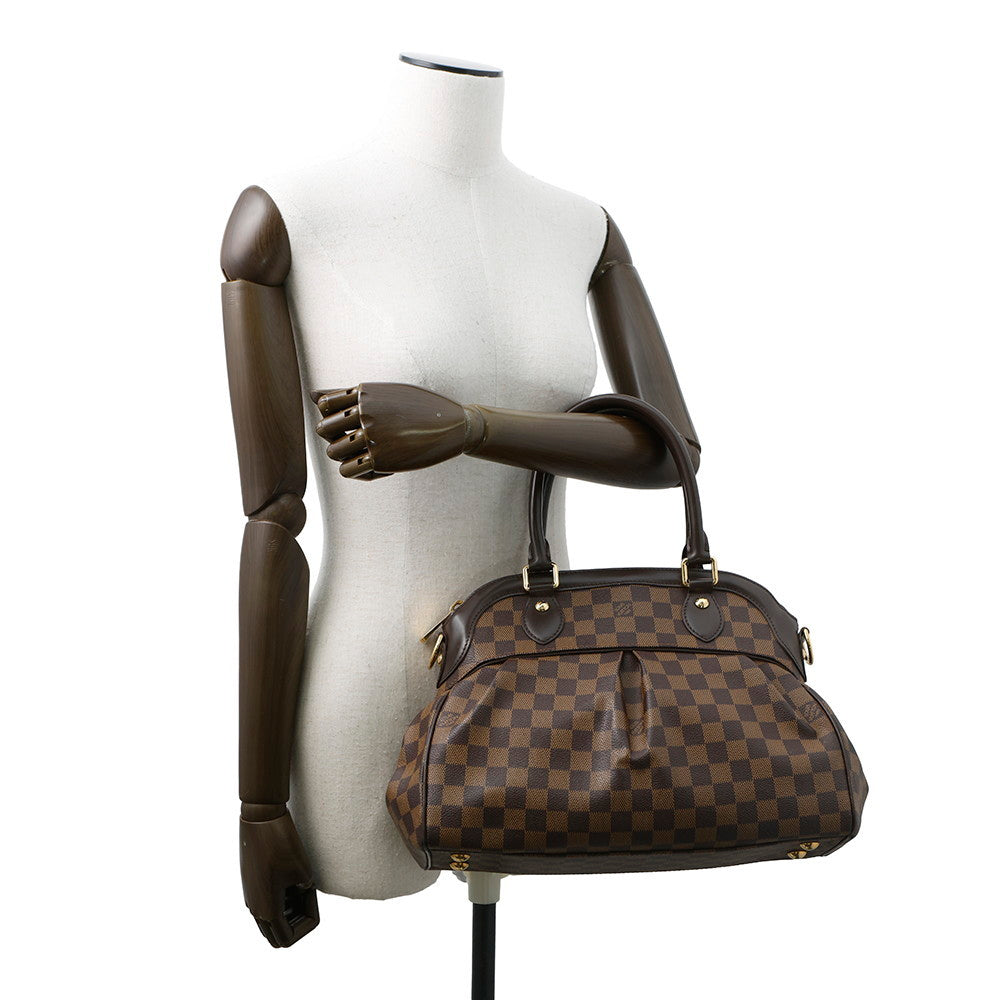 LOUIS VUITTON Trevi RedN51997 Damier Ebene Canvas Size PM