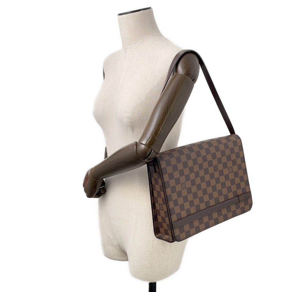 LOUIS VUITTON Tribeca Carre RedN51161 Damier Ebene Canvas