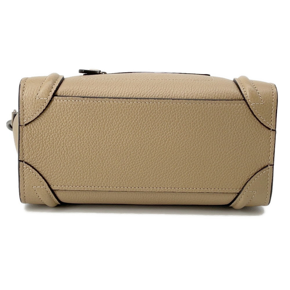 CELINE Luggage shopper Beige189243 Leather Size Nano
