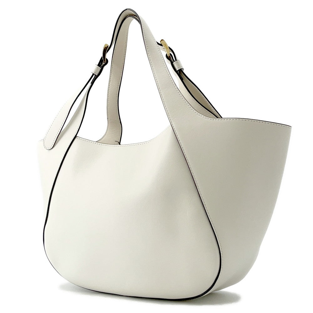 PRADA ?Tote Bag White1BG483 Leather