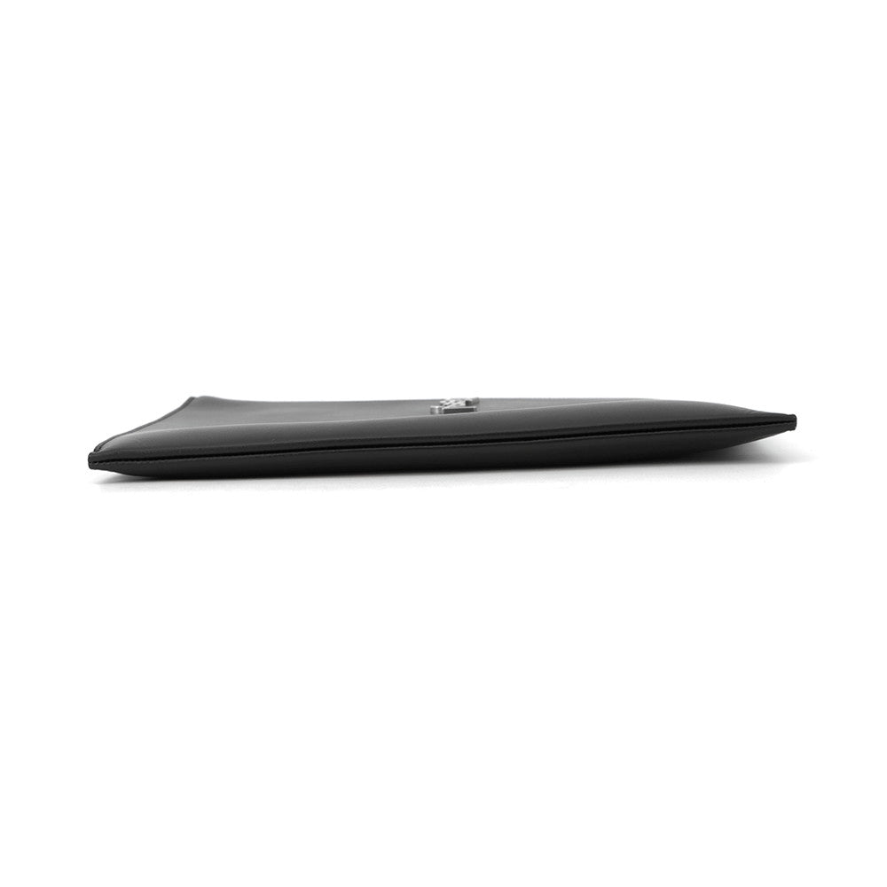 SAINT LAURENT PARIS ?Monogram Zip Tablet Holder Black453249 Leather