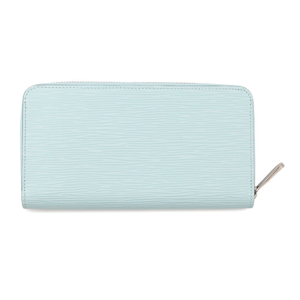 LOUIS VUITTON Zippy Wallet Light BlueM82141 Epi Leather
