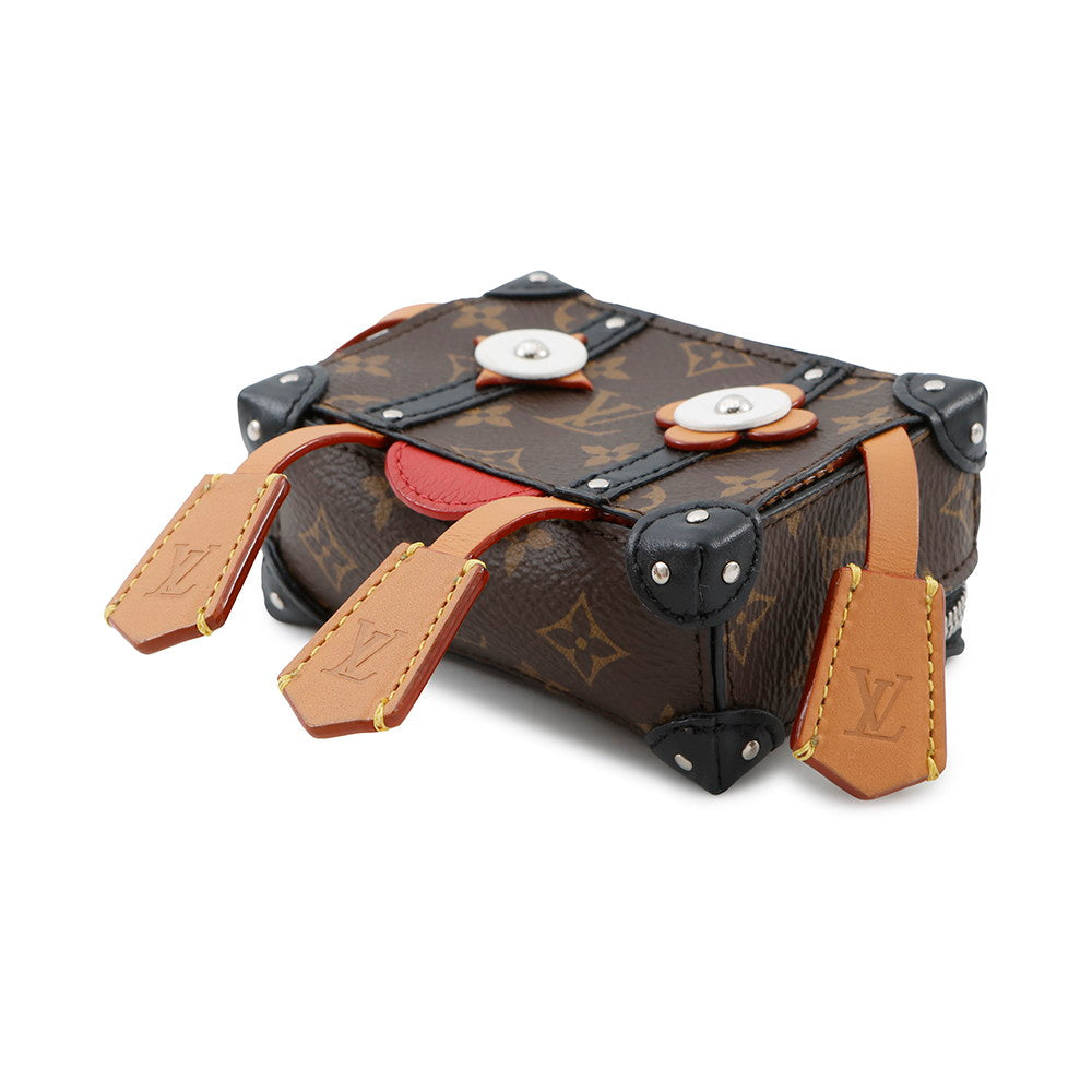 LOUIS VUITTON Mr. Soft Trunk Brown/BlackM01201 Monogram Macassar Canvas