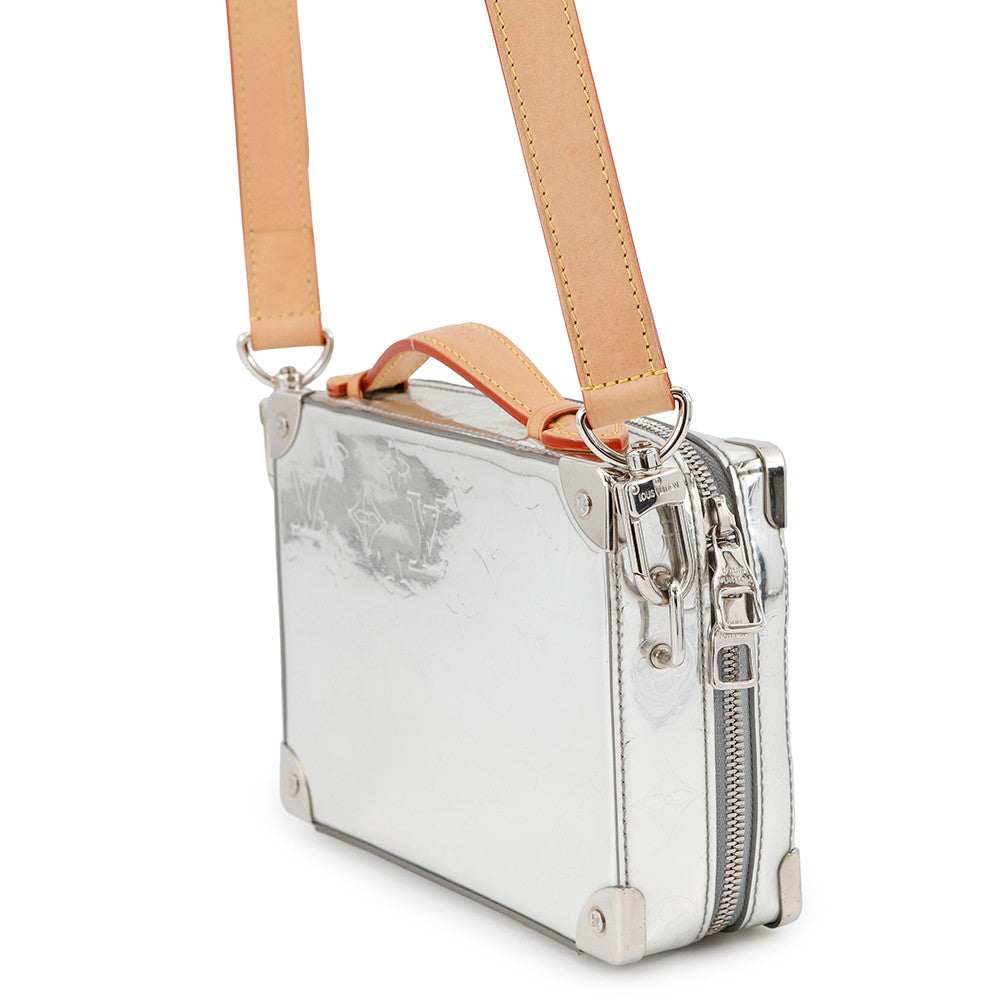 LOUIS VUITTON Handle ? Soft Trunk Silver/GrayM45885 Monogram?Mirror