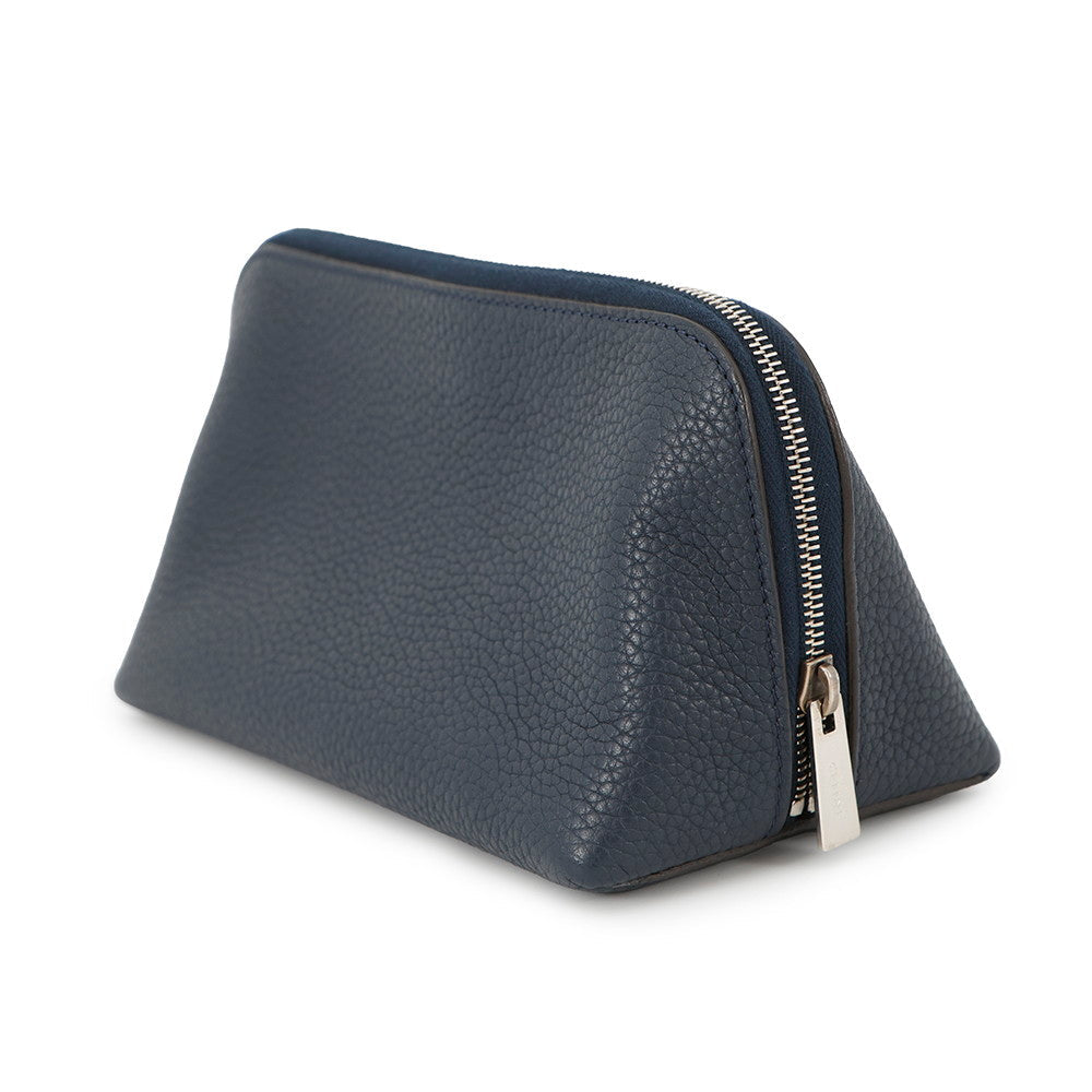 CELINE Cosmetic pouch Navy101533NFL Leather