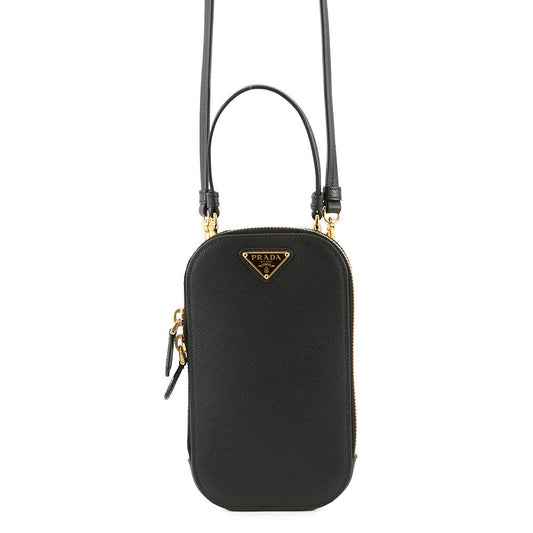PRADA ?2-way mini bag Black1DH030 Saffiano LeatherLeather