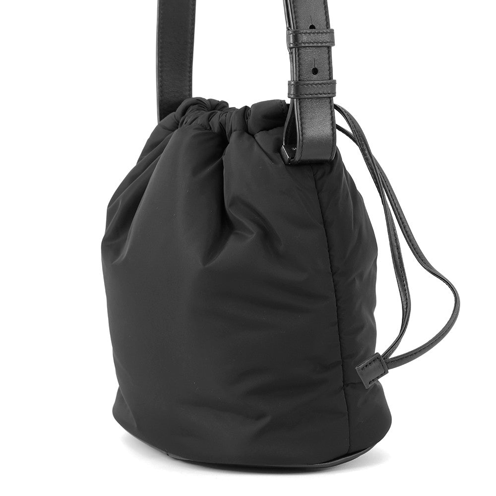 SAINT LAURENT PARIS ?Rive Gauche bucket bag Black710261 Nylon Leather