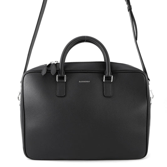 BURBERRY Briefcase Dark Navy8094243 Leather