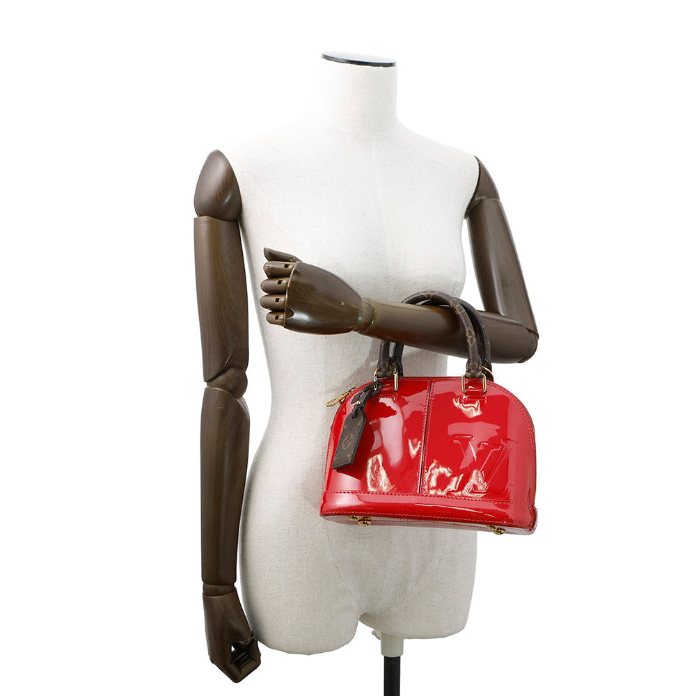 LOUIS VUITTON Alma scarletM52498 Monogram Vernis Leather Size BB