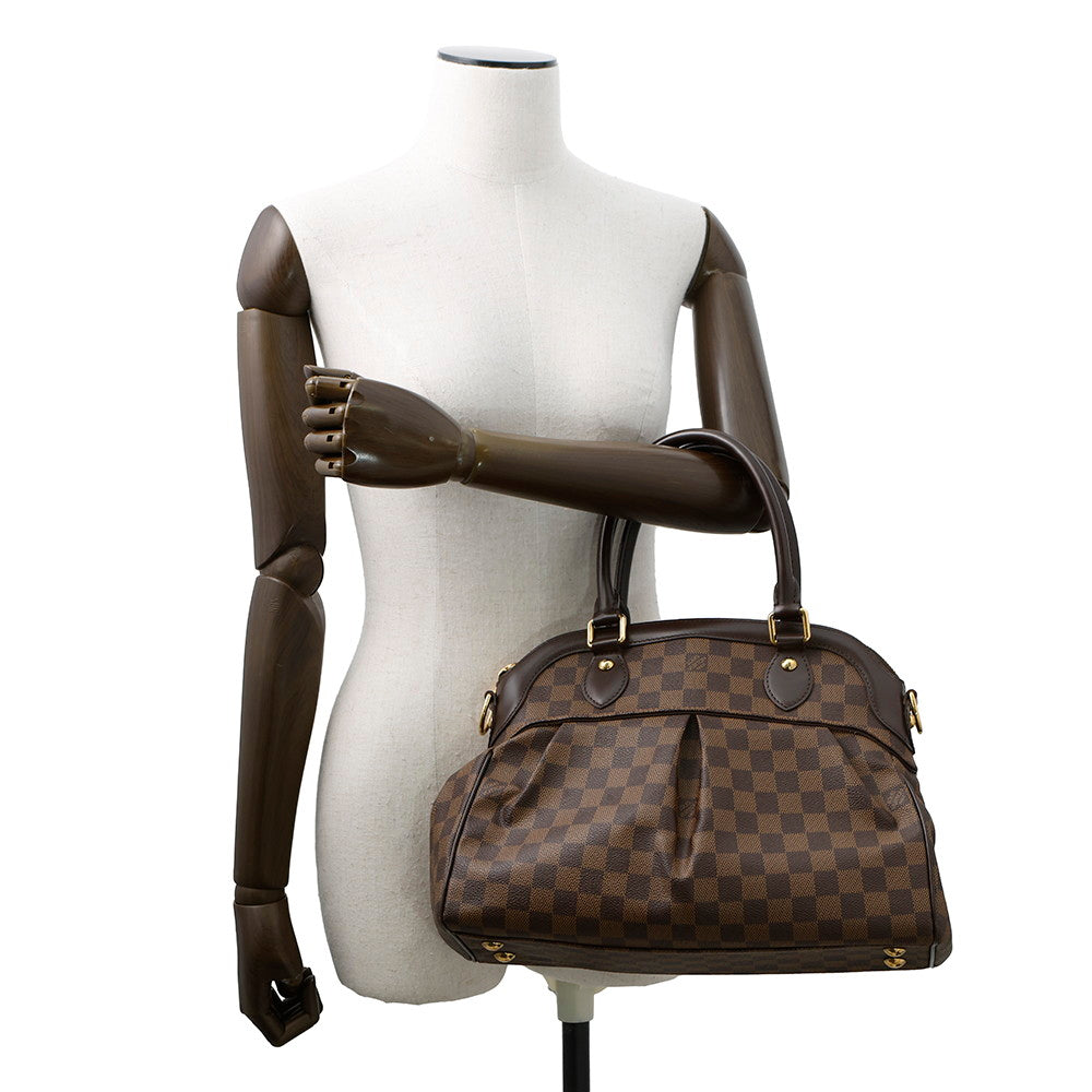 LOUIS VUITTON Trevi RedN51997 Damier Ebene Canvas Size PM