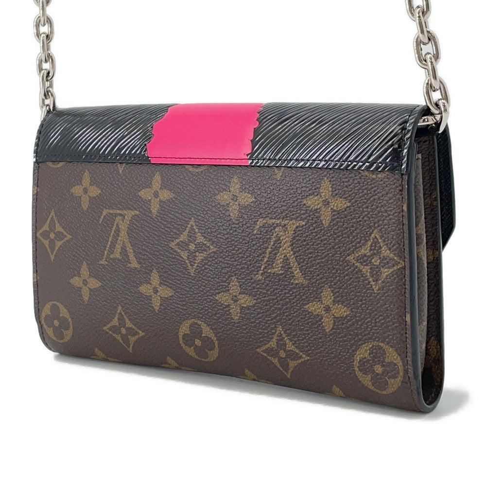 LOUIS VUITTON Kansai Yamamoto Pochette and Kabuki Mask NoirM43532 Monogram/Epi Leather
