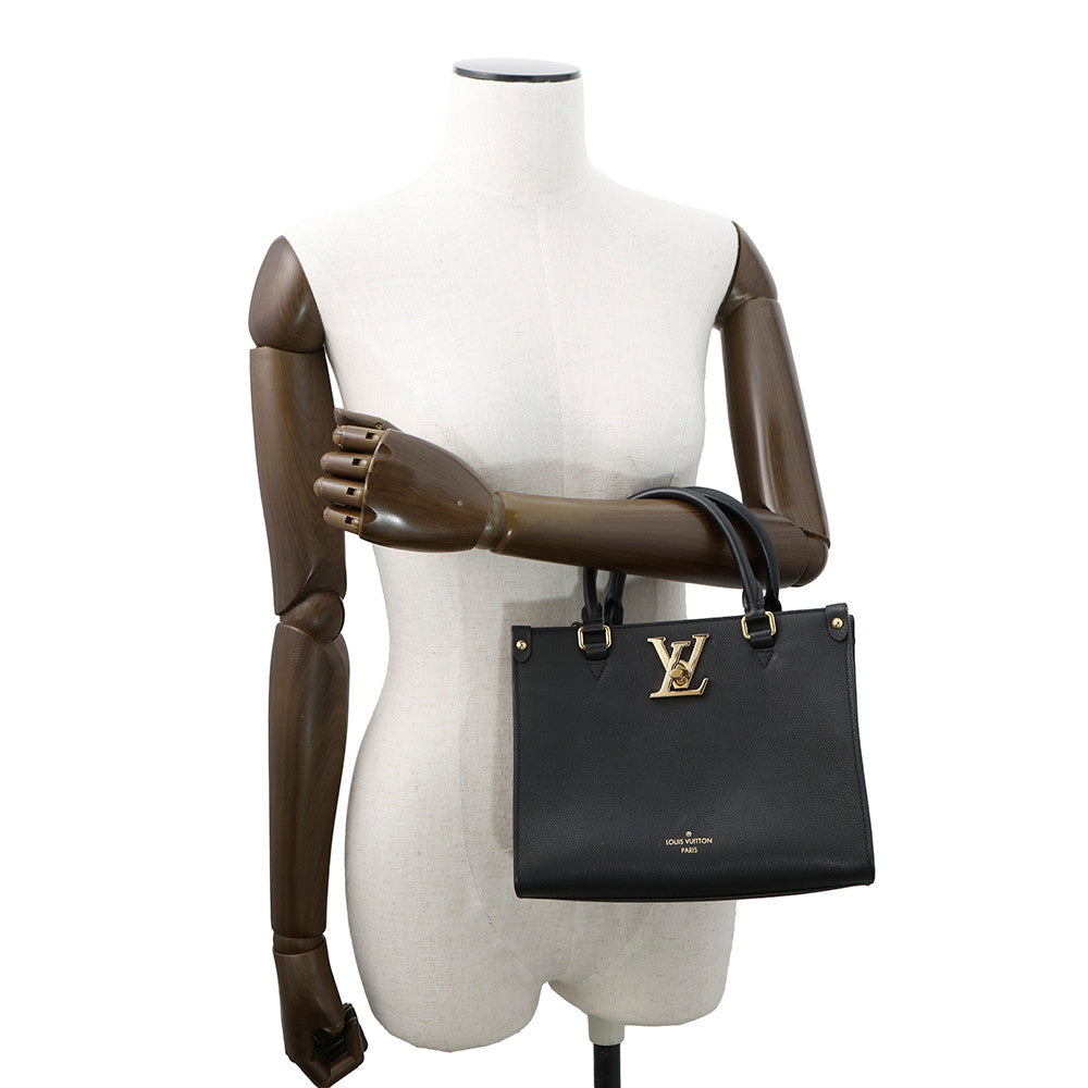 LOUIS VUITTON Padlock & Go NoirM22311 Grained Calf Leather