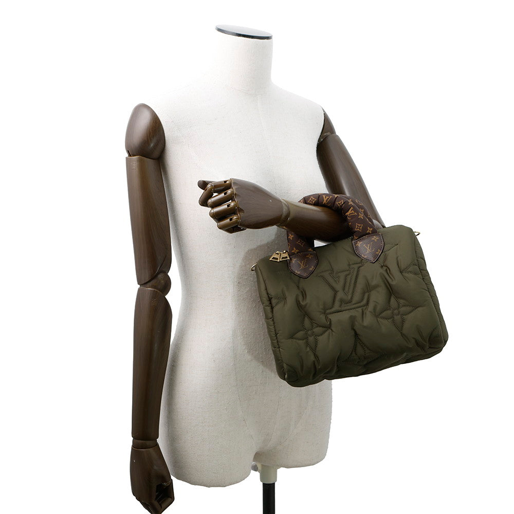 LOUIS VUITTON Speedy Bandouliere KhakiM59009 Recycled Nylon Monogram Size 25