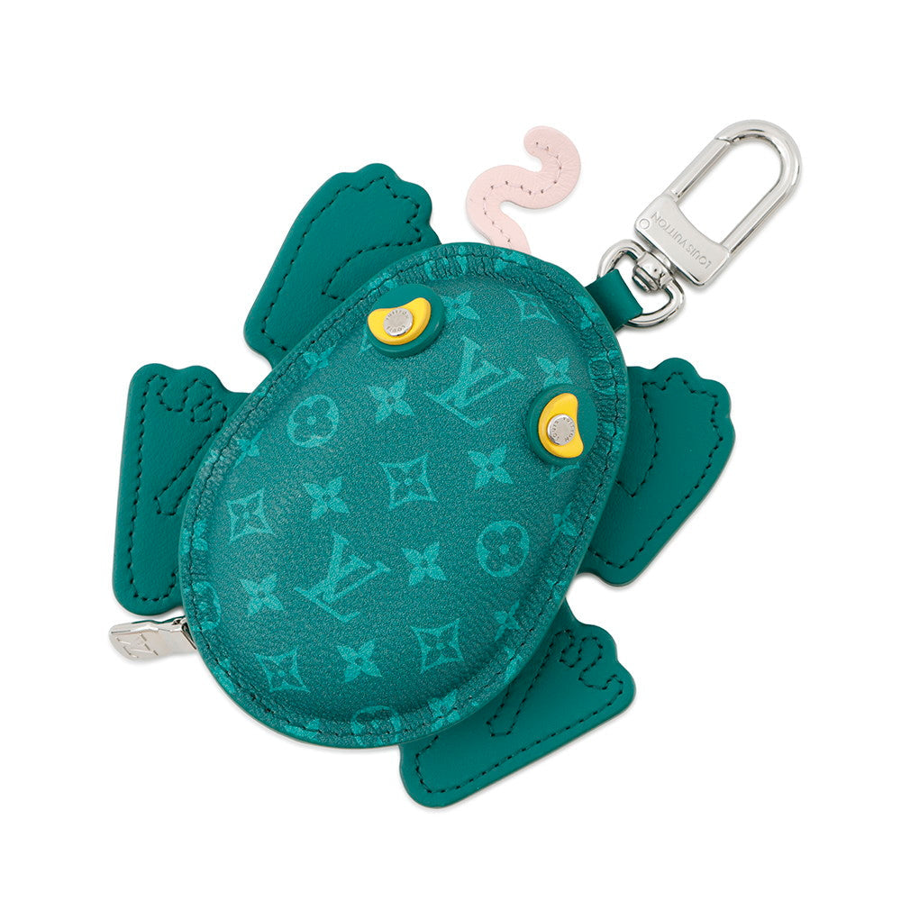 LOUIS VUITTON Frog Bag Charm Borneo GreenM02238 Monogram