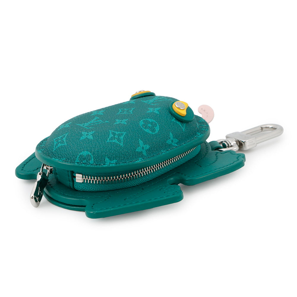 LOUIS VUITTON Frog Bag Charm Borneo GreenM02238 Monogram