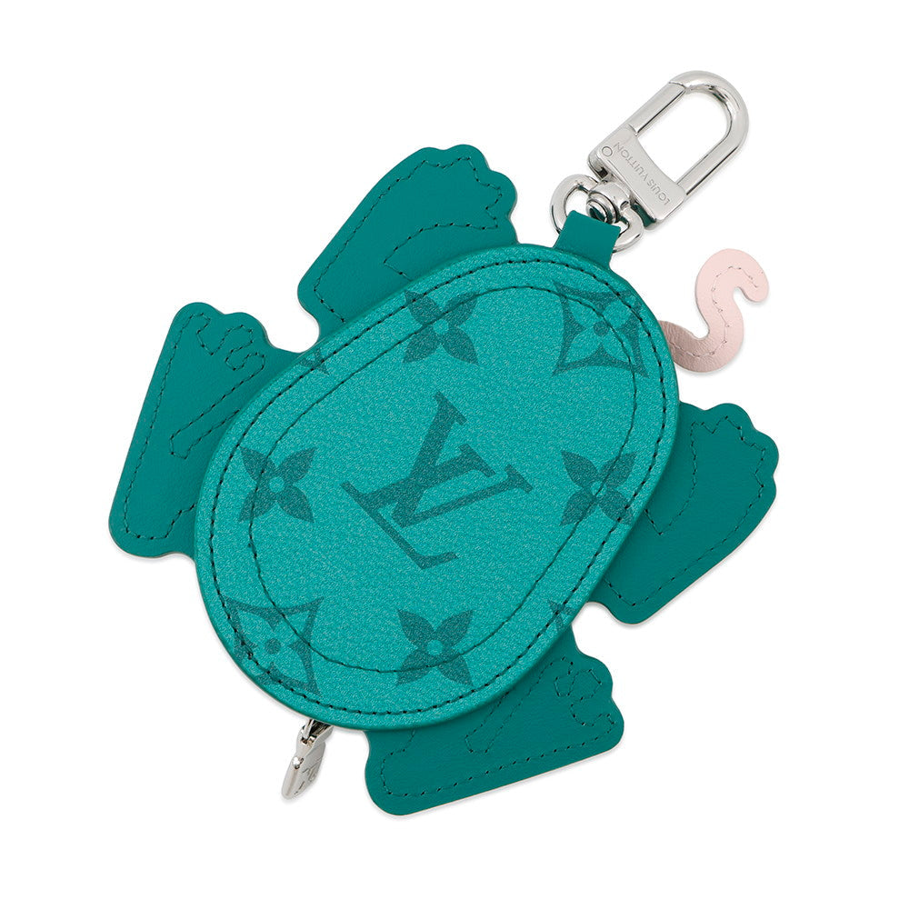 LOUIS VUITTON Frog Bag Charm Borneo GreenM02238 Monogram