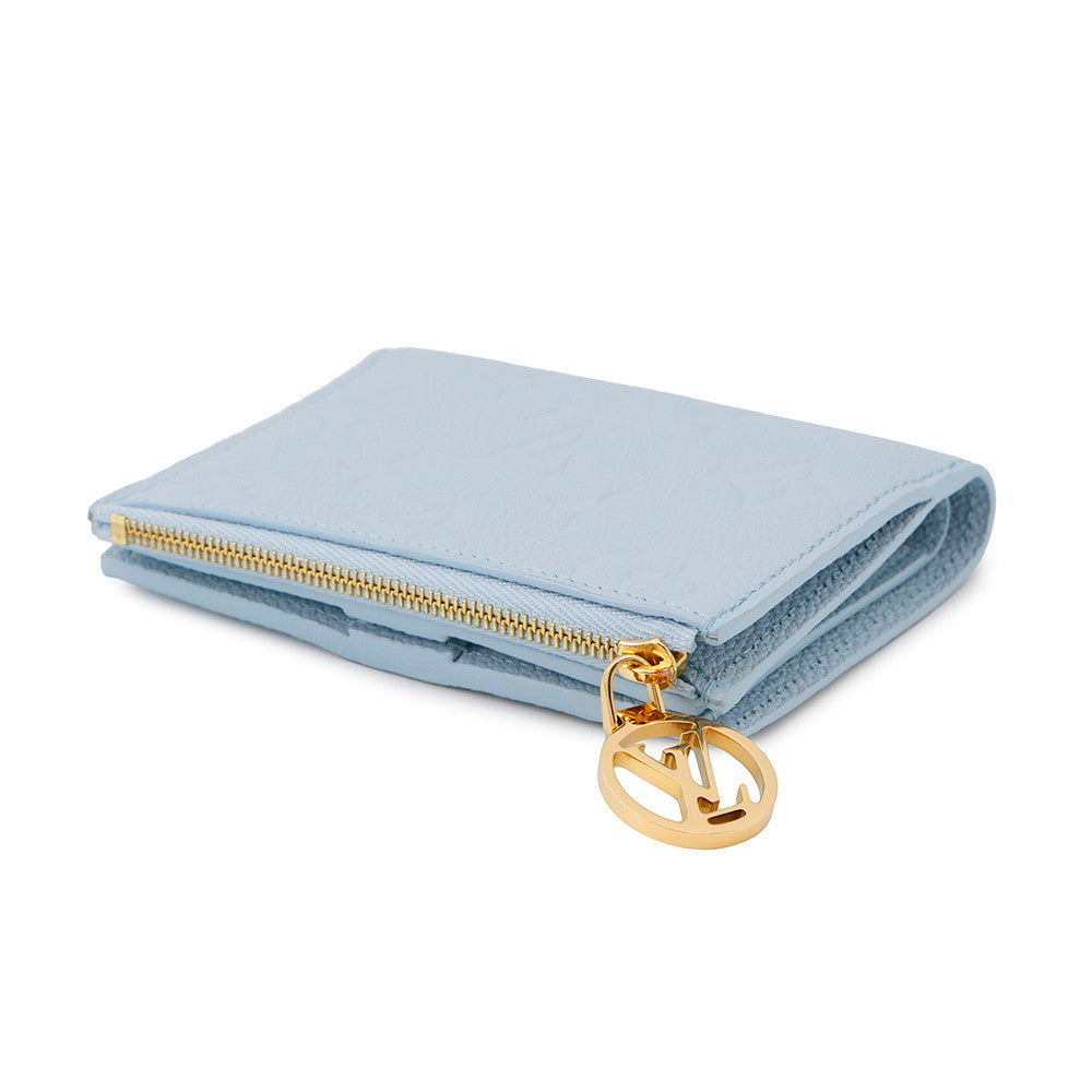 LOUIS VUITTON Portefeuille Lisa Blue OrumpM83587 Monogram Empreinte Leather