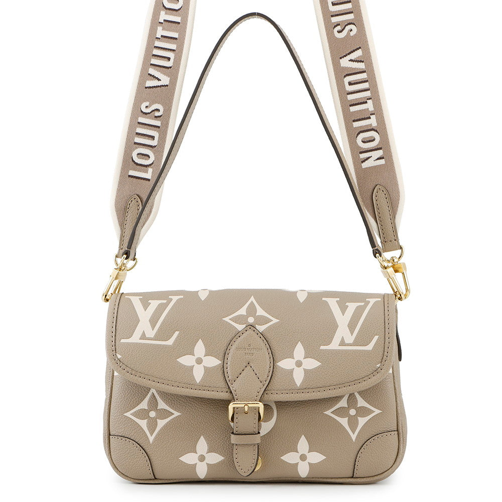 LOUIS VUITTON Dianu Tourterelle claimM46583 Monogram Empreinte Leather